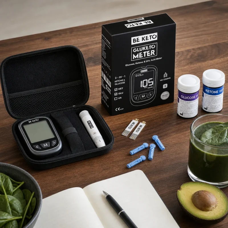 Gluketo meter – glucomètre et cétomètre (kit de démarrage)