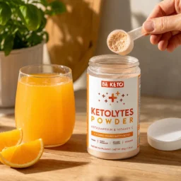 Poudre d’électrolytes Keto – Orange Ensoleillée 200g – Lifestyle 1 Poudre d’électrolytes keto – orange ensoleillée 200g
