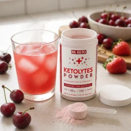 Poudre d’électrolytes keto – fraise cerise 200g