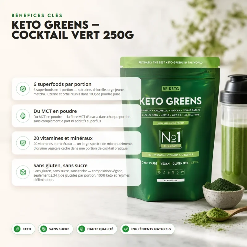 Keto greens – cocktail vert 250g