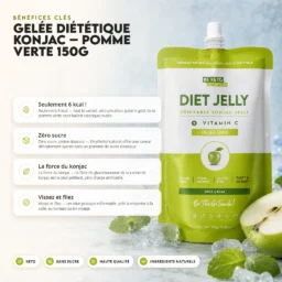 Gelée de Konjac – Pomme Verte 150g – Benefit Gelée de konjac – pomme verte 150g