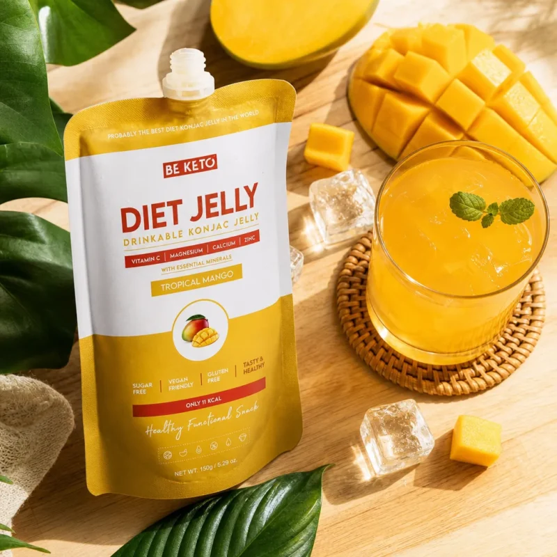 Gelée konjac & minéraux – mangue tropicale 150g