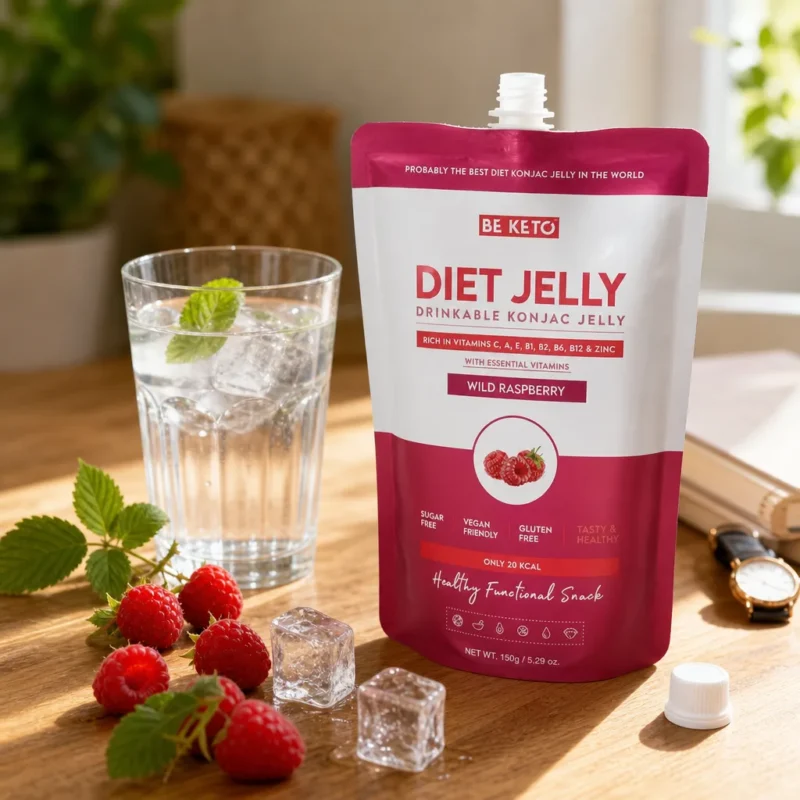 Gelée de konjac & vitamines – framboise sauvage 150g