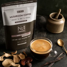 Café instantané – mushroom (crinière de lion & cordyceps & reishi) – vanille française 250g