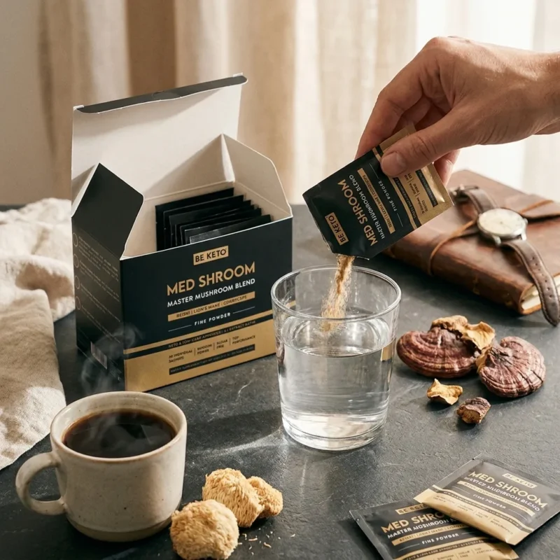 Med Shroom – Champignons Mélangés – 30 sachets – Lifestyle 1 Med shroom – champignons mélangés – 30 sachets
