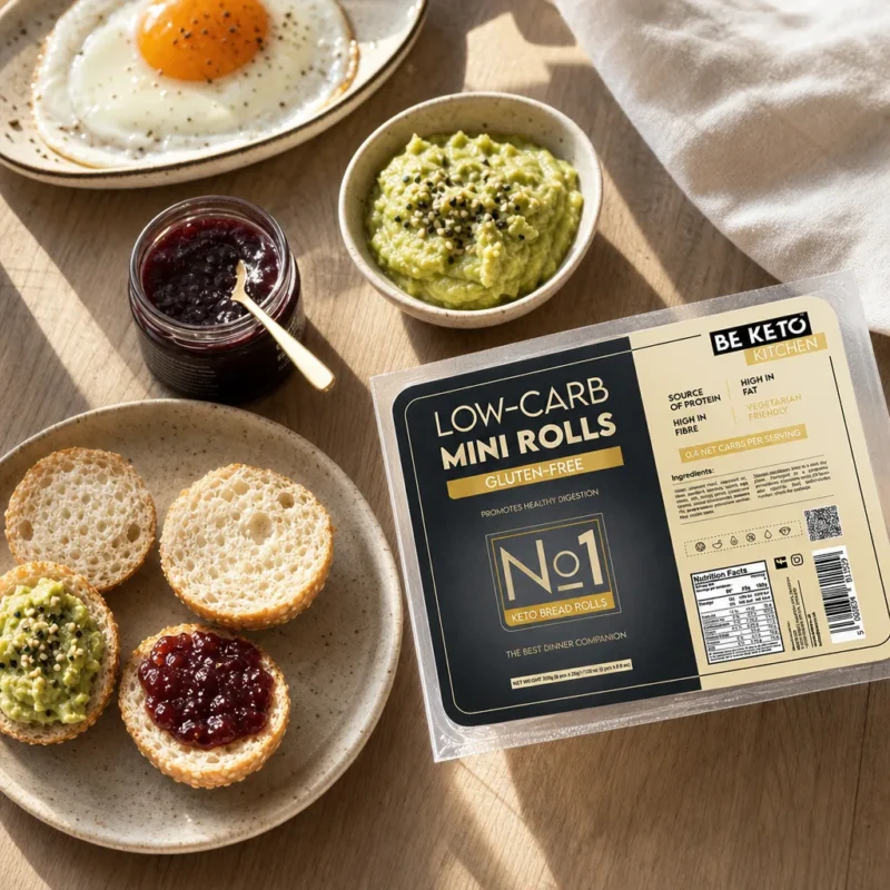 Petits pains keto sans gluten 8x25g