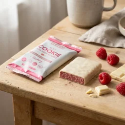 Biscuit keto – chocolat blanc & framboise 40g