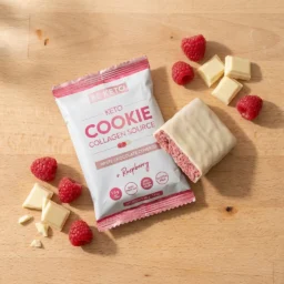Biscuit keto – chocolat blanc & framboise 40g