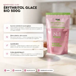 Poudre d’Érythritol BIO – 500g – Benefit Poudre d’érythritol bio – 500g