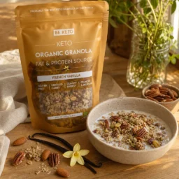 Granola keto bio – vanille française 250g