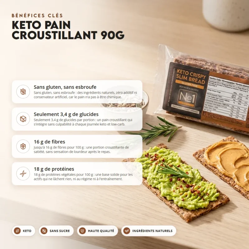 Pain croquant keto 90g