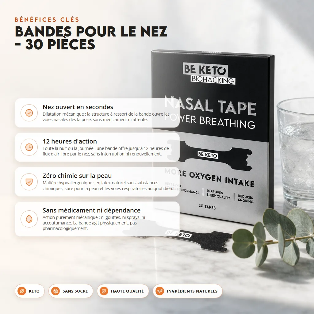 Bandelettes Nasales – 30 pièces