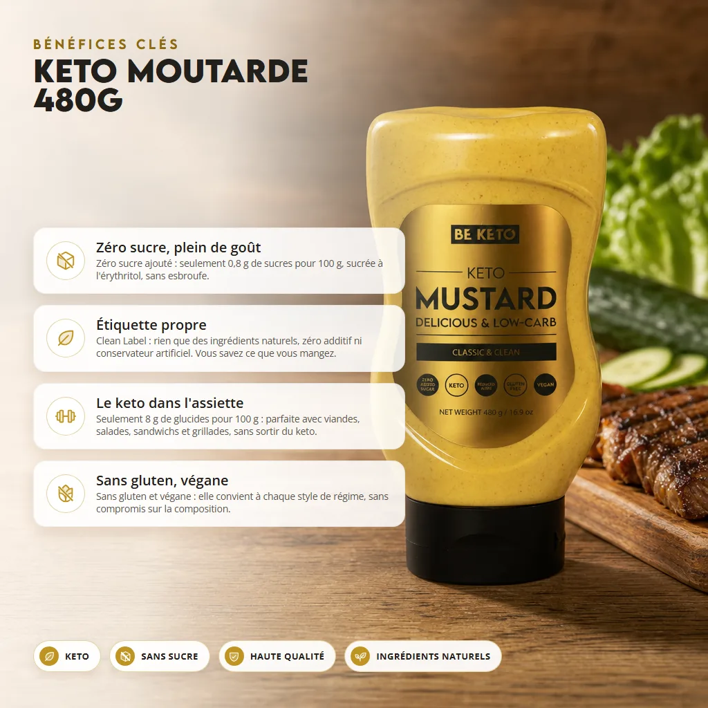 Moutarde Keto 480g