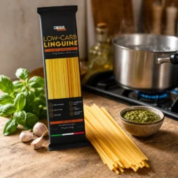 Pâtes Keto Linguine 250g – Lifestyle 1 Pâtes keto linguine 250g