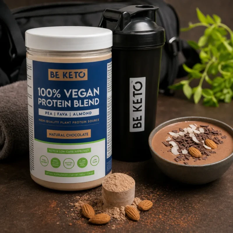 Protéine Végétale – Chocolat Naturel 500g – Lifestyle 4 Protéine végétale – chocolat naturel 500g