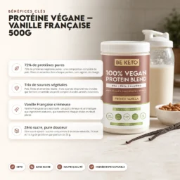 Protéine végétale – vanille française 500g
