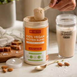 Protéine végétale – caramel salé 500g