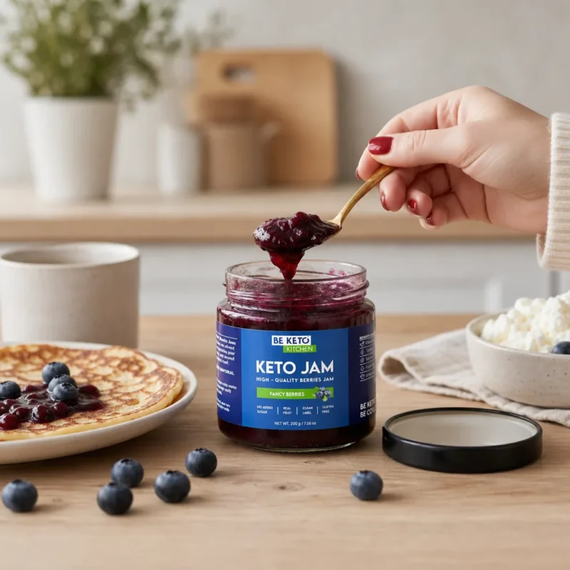 Confiture keto – myrtilles sauvages 200g