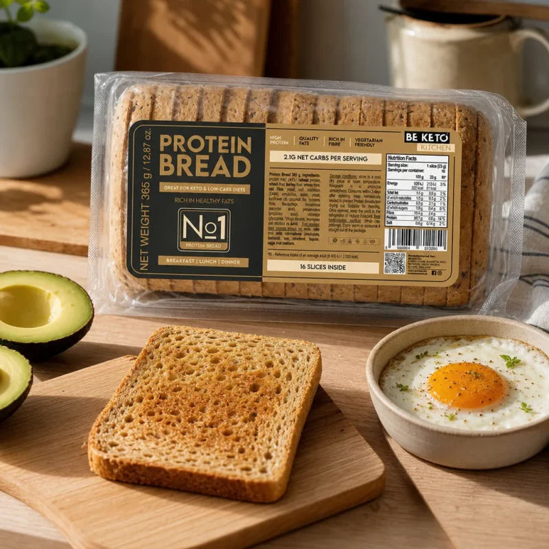 Pain toast protéiné keto 365g