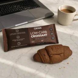 Croissant pauvre en glucides double chocolat 50g