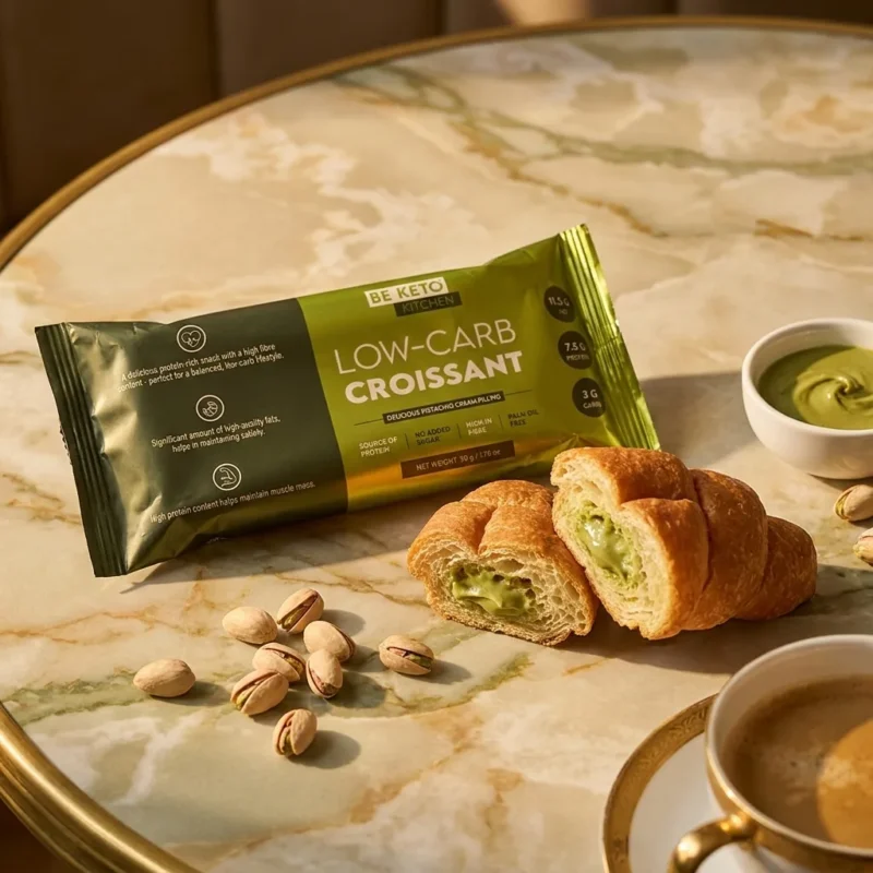 Croissant pauvre en glucides pistache délicieuse 50g