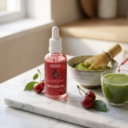 Gouttes aromatisées – cerise sur le dessus 50ml