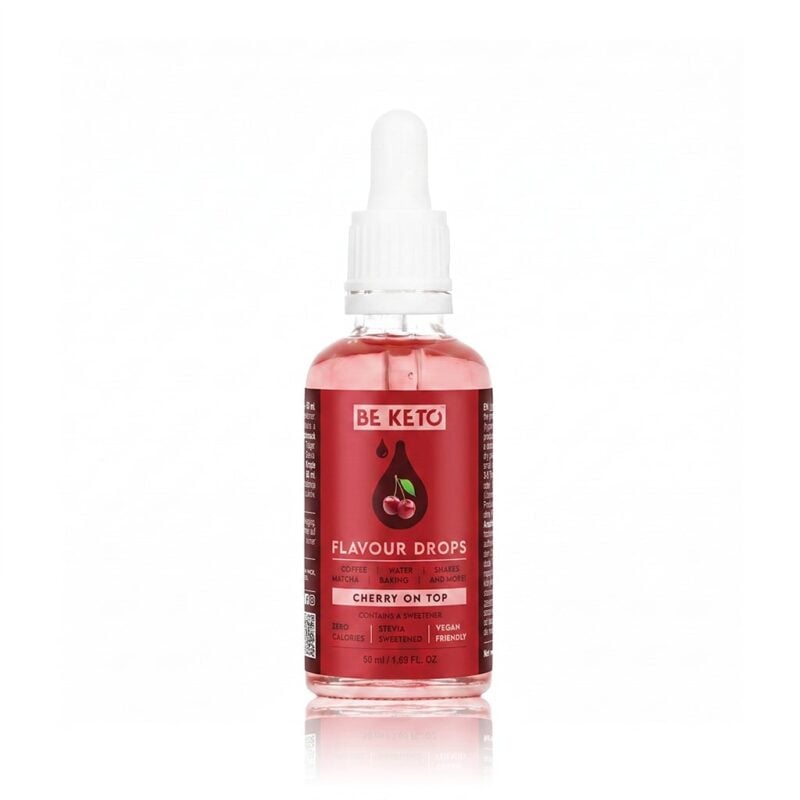 Gouttes aromatisées – cerise sur le dessus 50ml