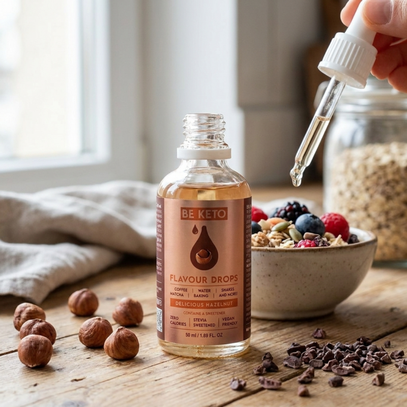 Gouttes aromatisées – noisette 50ml
