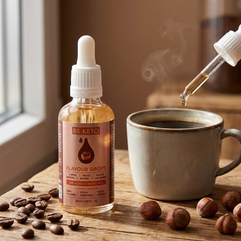 Gouttes aromatisées – noisette 50ml