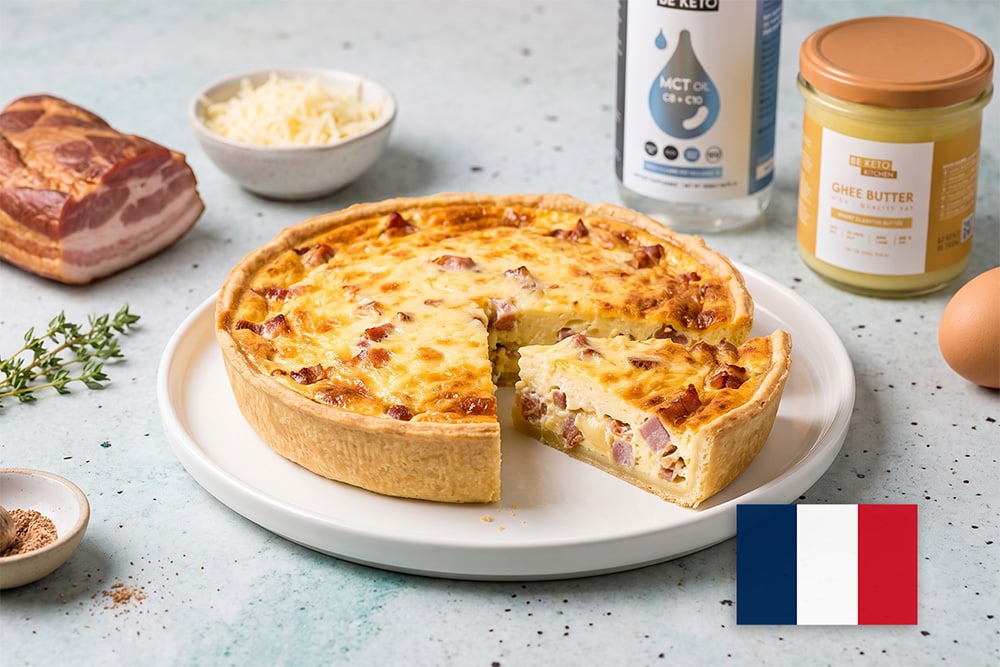 Keto quiche lorraine 1