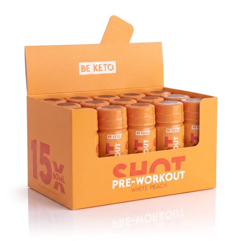 Shot pre-workout – pêche blanche
