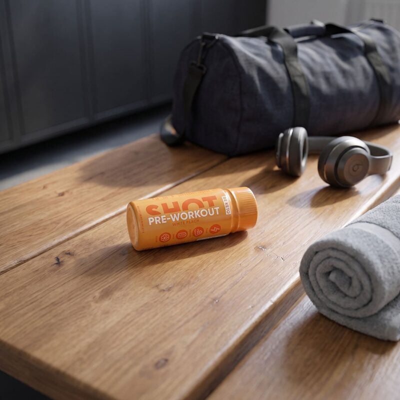 Shot pre-workout – pêche blanche
