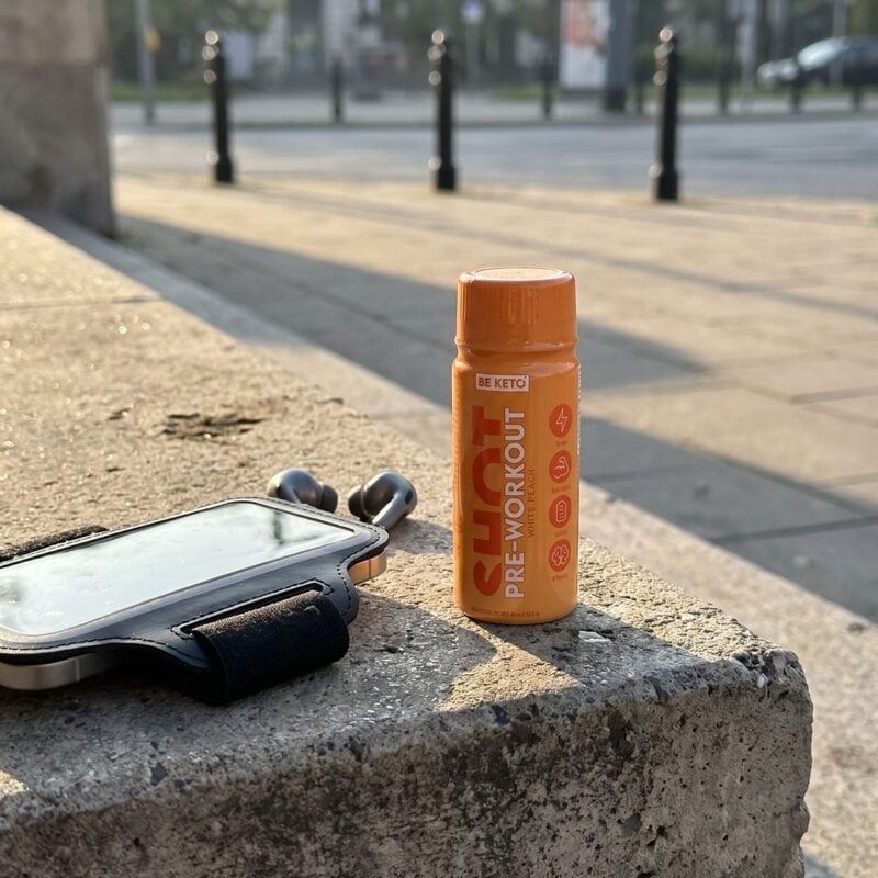 Shot pre-workout – pêche blanche